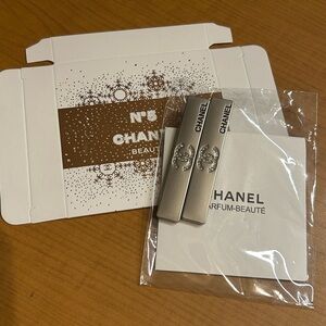 Chanel Beaute GWP Hair Clips Silver